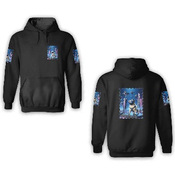 Discover SciFi Gaming Adventure Awaits VR Pug 3D Hoodies