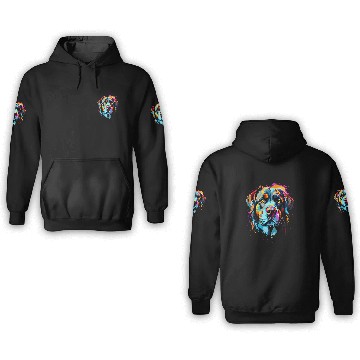 Discover Saint Bernard Colorful 3D Hoodies