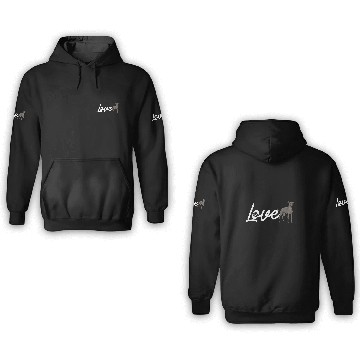 Discover Italian Greyhound Love Dog Zip 3D Hoodies