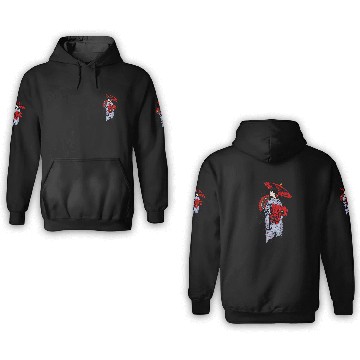 Discover Japanese Geisha Anime 3D Hoodies