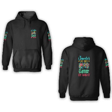 Discover Jeweler Gaming Lover Funny Novelty Baseball Tees 3D Hoodies