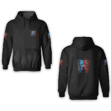 Discover Pitbull Flames Cute Dog Lovers 3D Hoodies