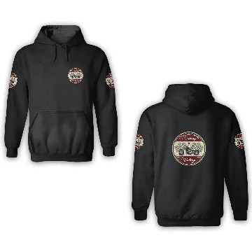 Discover Speedway Oldschool motorcycle for motorcyclists and bikers 3D Hoodies