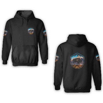 Discover Native Buffalo American 80s Vintage 3D Hoodies