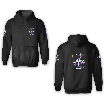 Discover Schnauzer Wizard Funny Dog Magic Baseball Tees 3D Hoodies