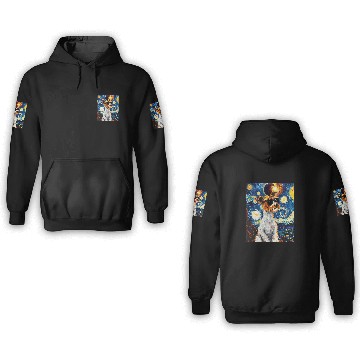 Discover Total Solar Eclipse Wire Fox Terrier Dog 2 3D Hoodies