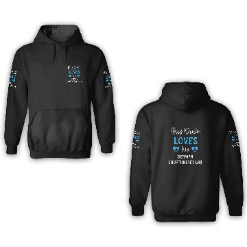 Discover This Dude Loves His German Shorthaired Lab 3D Hoodies