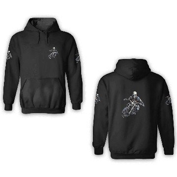 Discover Motorcycle Skeleton 3D Hoodies