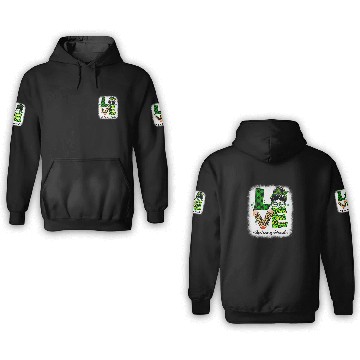 Discover Sign Language Interpreter Love Bleached St Patricks Day 3D Hoodies