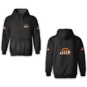 Discover Lumberjack Evolution Retro Chainsaw Forester 3D Hoodies