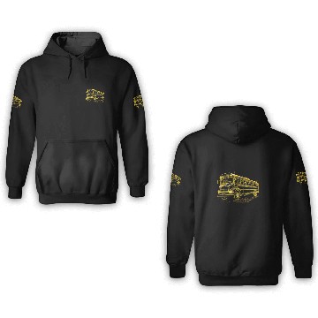 Discover School Bus Driver Art 27 Zip 3D Hoodies