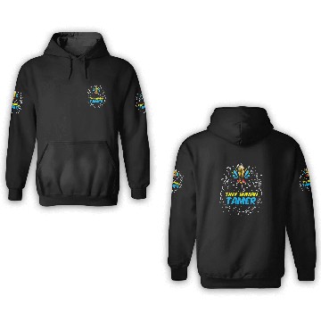 Discover Tiny Human Tamer Mom Babysitter Au Pair Nanny 5 3D Hoodies