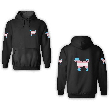 Discover Dog Goldendoodle Trans Pride Flag Goldendoodle Dog Zip 3D Hoodies
