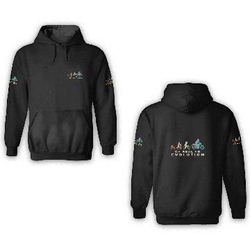 Discover Motorcycle Evolution Moped Accessories DDR Vehicles Zip 3D Hoodies