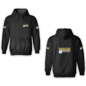 Discover Warriors Volleyball Line 3D Hoodies