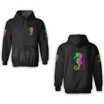 Discover Seahorse Beach Aquarium 21 Baseball Tees 3D Hoodies