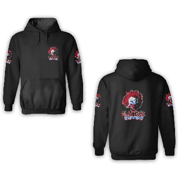 Discover Killer Klowns From Outer Space Rough Clown 3D Hoodies