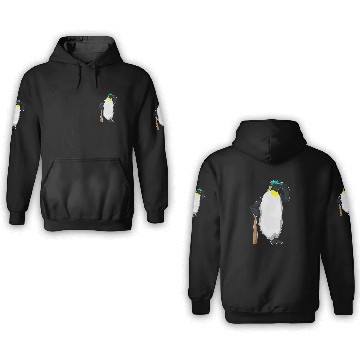 Discover Penguin Baseball Baseball bat Sports 3D Hoodies