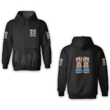 Discover Military Service Boots 3D Hoodies