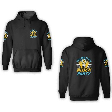 Discover Welcome to the Block Party Volleyball 3D Hoodies