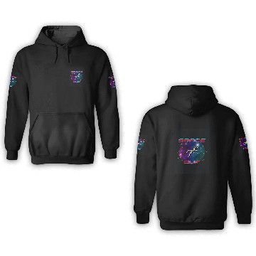 Discover Womens Space AF 1 Baseball Tees 3D Hoodies