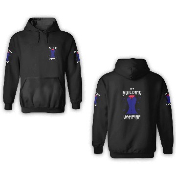 Discover The Building Vampire Halloween Construction Worker 3D Hoodies