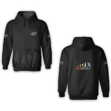 Discover vintages Cricket Evolution Team Sports 3D Hoodies