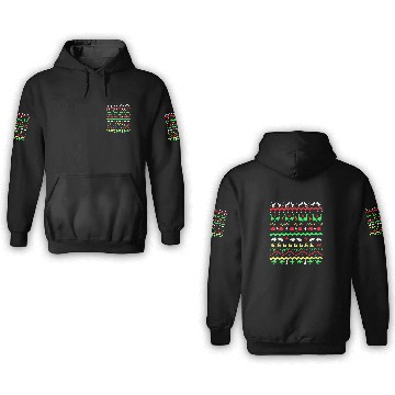 Discover Ugly Christmas Dinosaur Zip 3D Hoodies