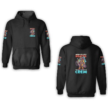 Discover Life Gets Heated Cool Down Crew Design Firefighter 3D Hoodies