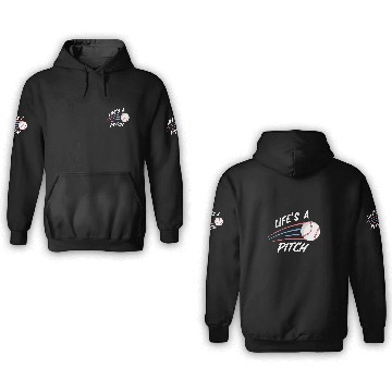 Discover Lifes A Pitch Baseball Spring Training Pitching Batting 3D Hoodies