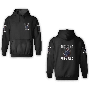 Discover This Is My Pride Flag On Memorial Day 3D Hoodies