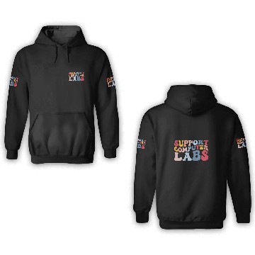 Discover Support Computer Labs Developer Programmer 3D Hoodies
