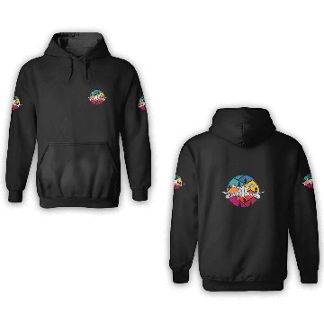 Discover Retro Quadcopter Art For Quadrotor Drone Pilot 3D Hoodies