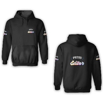 Discover Proud Editor Job Baseball Tees 3D Hoodies