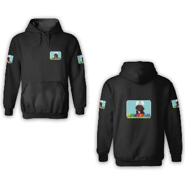 Discover Newfoundland w Bunny Ears 3D Hoodies