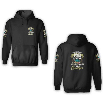 Discover PhD Student Dissertation Cool Doctorate Graduation 3D Hoodies