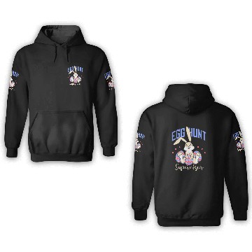 Discover Egg Hunt Supervisor 3D Hoodies