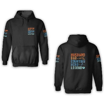 Discover husband dad counting hero legend surgical doctors 3D Hoodies