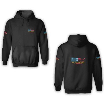 Discover PE Physical Education Coachs 2P E  Teacher USA Map Flag Gift 3D Hoodies