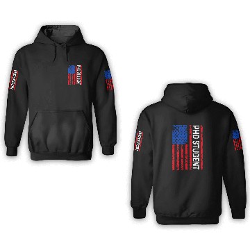 Discover PhD Student Dissertation Doctorate Graduation 63 3D Hoodies