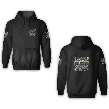 Discover Abstract Pickleball Net Baseball Tees 3D Hoodies