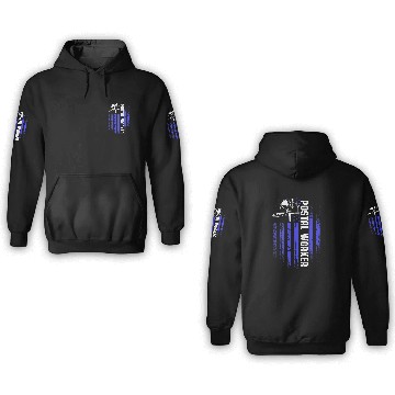 Discover American Postal Worker Flag 1 3D Hoodies