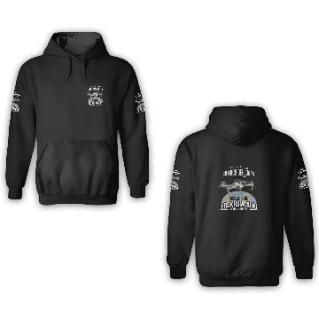 Discover Drone pilot flies drone with camera over the clouds 3D Hoodies