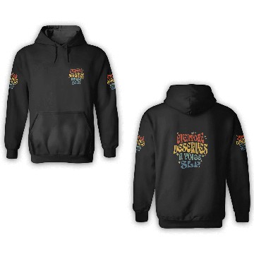 Discover Everyone Deserves A Voice SLP Speech Language Pathologist Zip 3D Hoodies