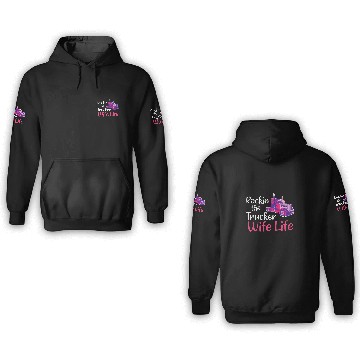 Discover Rocking The Trucker Wife Live 3D Hoodies