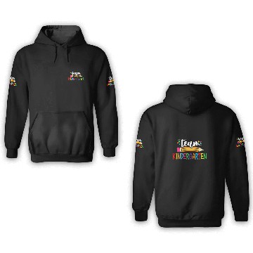 Discover Team Kindergarten Teacher Students Back To School Novelty Baseball Tees 3D Hoodies