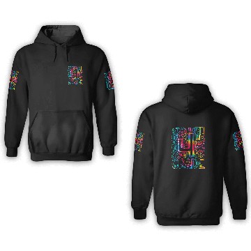 Discover Tie Dye 4th Grade Back To School Teacher Student Typography 3D Hoodies