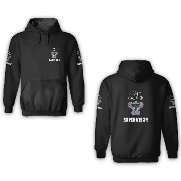 Discover Highly Koalafied Supervisor Koala Lover 3D Hoodies