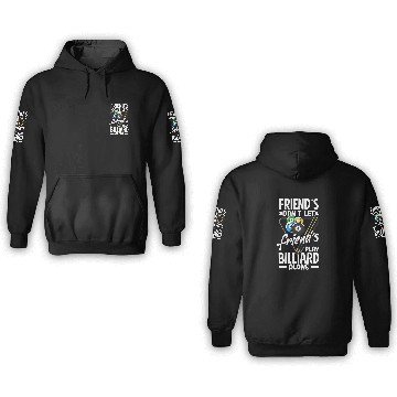 Discover Billiard Friends Snooker Pool Player 3D Hoodies