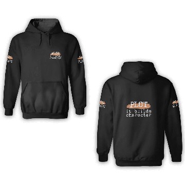 Discover Plot It Builds Character 38 Baseball Tees 3D Hoodies